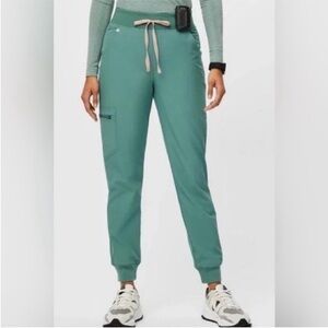 FIGS EUCALYPTUS GREEN Lined Zamora Joggers size XL